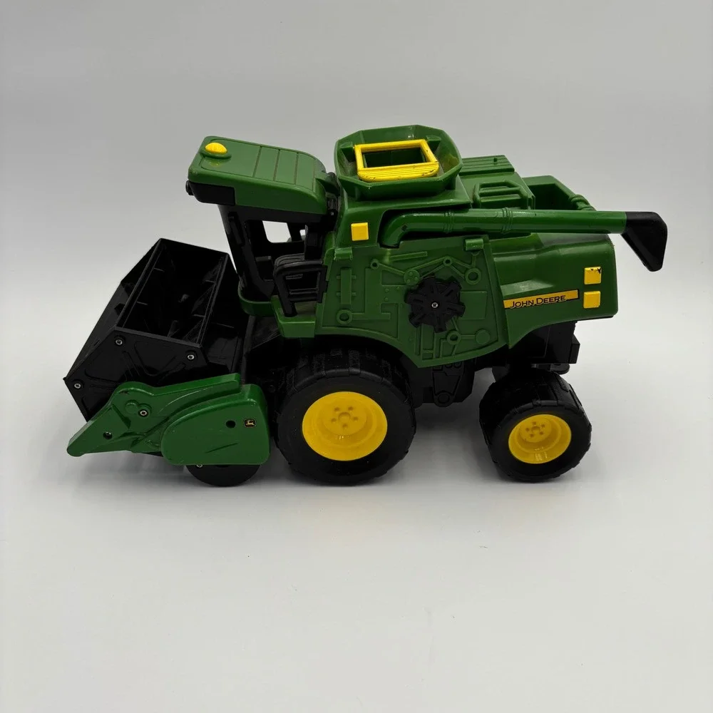 John Deere Combine Harvester Kids One Size‎ Green Good Missing Side Panels